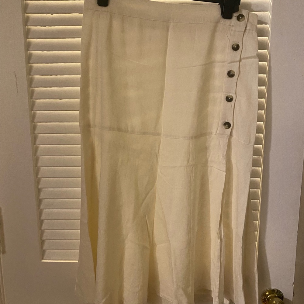 Free People Linen Skirt